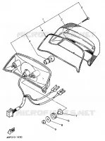 ACHTERLICHT voor Yamaha XJS 900 DIVERSION 1998