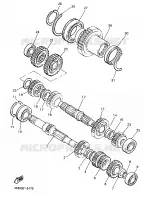 TRANSMISSIE voor Yamaha XJS 900 DIVERSION 1998