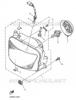 KOPLAMP voor Yamaha XJS 900 DIVERSION 1998