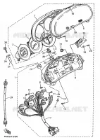 TELLERSET voor Yamaha XJS 900 DIVERSION 1998