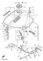 BENZINE TANK voor Yamaha XJS 900 DIVERSION 1998