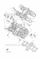 CILINDERKOP voor Yamaha XJS 900 DIVERSION 2000
