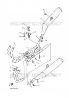 UITLAAT voor Yamaha XJS 900 DIVERSION 2000