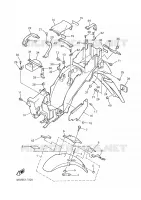 SPATBORD voor Yamaha XJS 900 DIVERSION 2000
