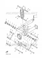 ACHTERBRUG / SCHOKBREKER voor Yamaha XJS 900 DIVERSION 2000