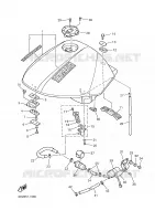 BENZINE TANK voor Yamaha XJS 900 DIVERSION 2000