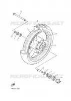 VOORWIEL voor Yamaha XJS 900 DIVERSION 2000