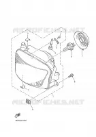 KOPLAMP 2 voor Yamaha XJS 900 DIVERSION 2000