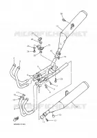 UITLAAT voor Yamaha XJS 900 DIVERSION 2001