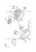 DEKSEL   MOTOR 1 voor Yamaha XJS 900 DIVERSION 2001