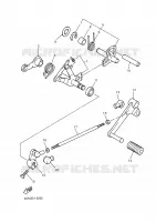 SCHAKEL STANG / PEDAAL voor Yamaha XJS 900 DIVERSION 2001
