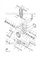 ACHTERBRUG / SCHOKBREKER voor Yamaha XJS 900 DIVERSION 2001