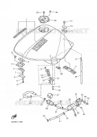 BENZINE TANK voor Yamaha XJS 900 DIVERSION 2001