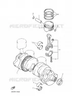 KRUKAS / ZUIGER voor Yamaha XJS 900 DIVERSION 2001
