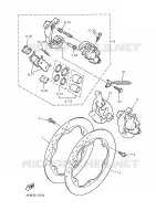 REMKLAUW VOOR voor Yamaha XJS 900 DIVERSION 2001