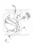KOPLAMP voor Yamaha XJS 900 DIVERSION 2001