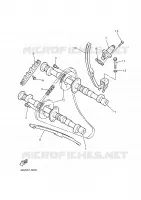 NOKKENAS / KETTING voor Yamaha XJS 900 DIVERSION 2001