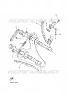 NOKKENAS / KETTING voor Yamaha XJS 900 DIVERSION 2001