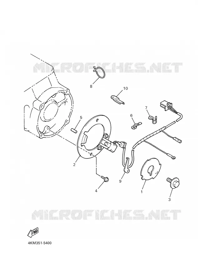 DYNAMO PICKUP Yamaha MOTO 900 2001 DIVERSION  XJ900S