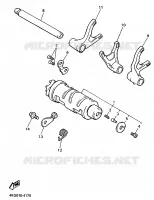 SCHAKELWALS / VORKEN voor Yamaha XJR1200 1995