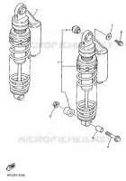 ACHTER SCHOKBREKER voor Yamaha XJR1200 1996