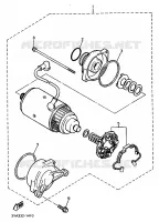 STARTMOTOR voor Yamaha XJR1200 1996