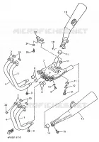 UITLAAT voor Yamaha XJR1200 1996