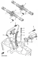NOKKENAS / KETTING voor Yamaha XJR1200 1996