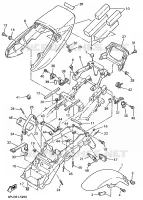 SPATBORD voor Yamaha XJR1200 1996
