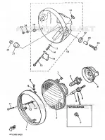 KOPLAMP voor Yamaha XJR1200 1996