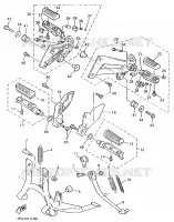 STANDAARD / VOETSTEUN voor Yamaha XJR1200 1998