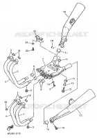 UITLAAT voor Yamaha XJR1200SP 1997