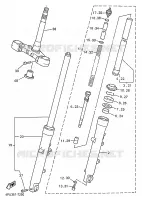 VOORVORK voor Yamaha XJR1200SP 1997