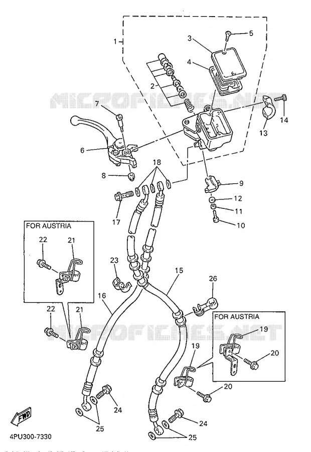 POMP VOOR Yamaha MOTO 1200 1997 XJR  XJR1200SP