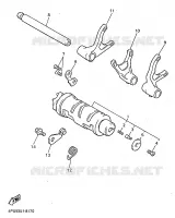 SCHAKELWALS voor Yamaha XJR1200SP 1998