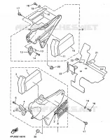 ZIJKUIPDEEL voor Yamaha XJR1200SP 1998