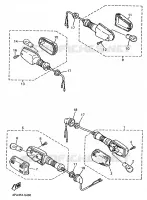 KNIPPERLICHT voor Yamaha XJR1200SP 1998