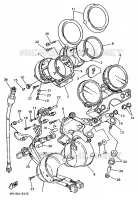 TELLERSET voor Yamaha XJR1200SP 1998