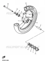 VOORWIEL voor Yamaha XJR1200SP 1998