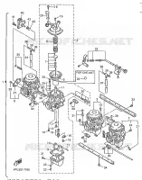 CARBURATEUR  voor Yamaha XJR1200SP 1998