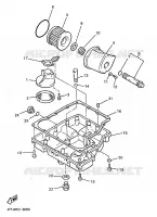 OLIEFILTER voor Yamaha XJR1200SP 1998