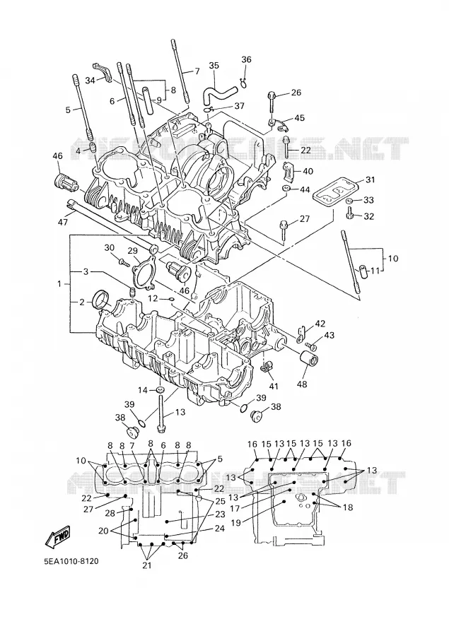 CARTERDELEN Yamaha MOTO 1300 2000 XJR  XJR1300