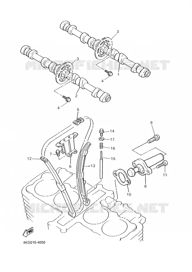 NOKKENAS / KETTING Yamaha MOTO 1300 2006 XJR  XJR1300