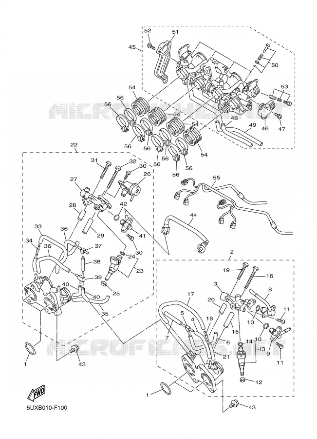 INLAAT 2 Yamaha MOTO 1300 2007 XJR  XJR1300