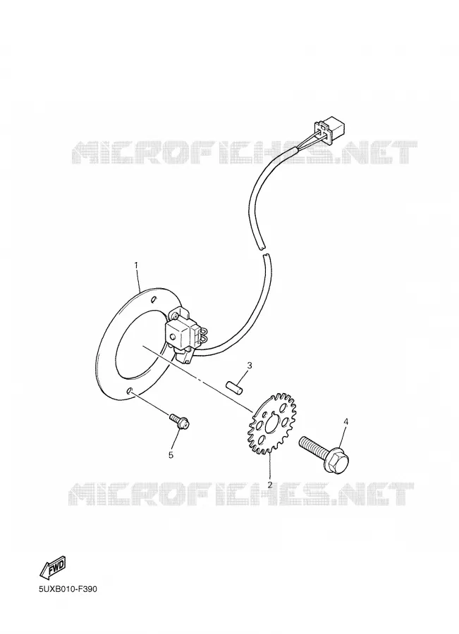 DYNAMO PICKUP Yamaha MOTO 1300 2007 XJR  XJR1300W