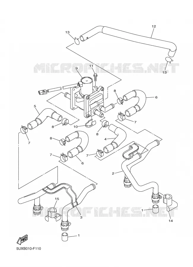 AIR INDUCTION SYSTEM AIS Yamaha MOTO 1300 2008 XJR  XJR1300X