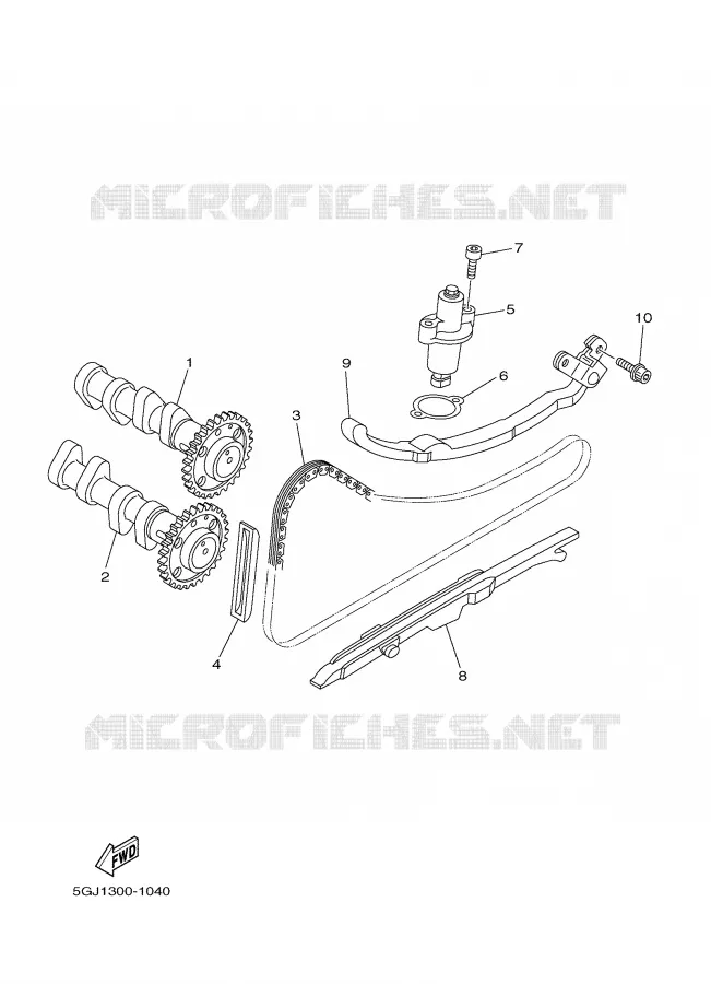 NOKKENAS / KETTING Yamaha SCOOTER 500 2003 TMAX  XP500