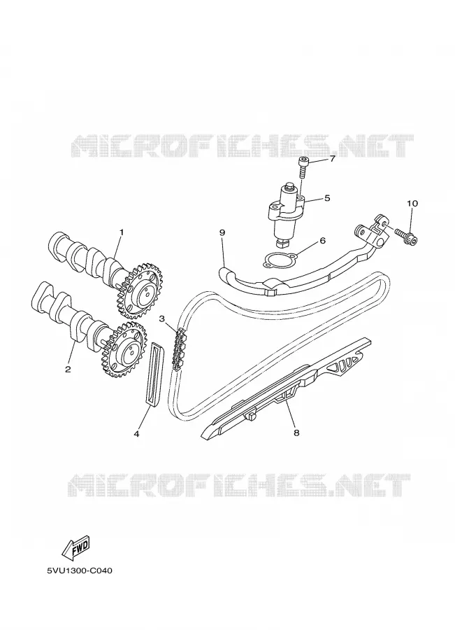 NOKKENAS / KETTING Yamaha SCOOTER 500 2004 TMAX  XP500