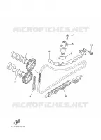 NOKKENAS / KETTING voor Yamaha XP500 2006