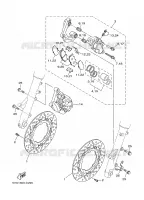 REMKLAUW VOOR voor Yamaha XP500 2006